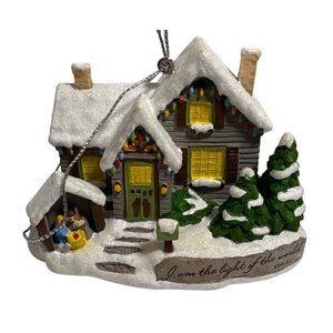 Thomas Kinkade DaySpring Ornament Holiday Evening Memories Christmas Scripture